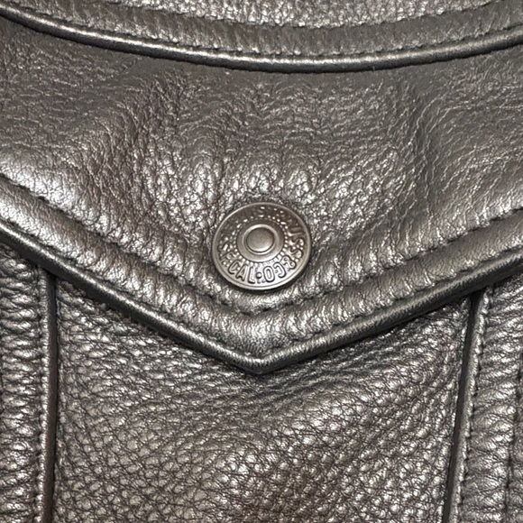 Men's Black Denim Jacket size M - Picture 6 of 15